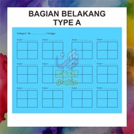 100 pcs Cetak Kartu Paket Lebaran Mingguan Zain Grafika