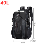 40L 840D Portable Waterpr Backpack Folding Mountaineering Bag Ultralight Outdoor Climbing Cycling Tr