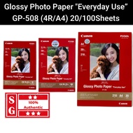 Canon Glossy Photo Paper GP-508 "4x6' / 4R / A4  Everyday Use 210gsm Canon Photo Paper A4 Canon 4R P