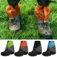 [SM]1 Pair Adjustable Leg Gaiters with Fastener Tape Waterproof Lightweight Boots Shoes Low Ankle Gaiters Leg Guards
