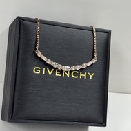 Givenchy 玫瑰金鑽石項鍊