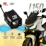 Universal Motorcycle L150 80W Wireless LED Light [Max 7 Modes] | Spotlight | Headlight | Fog Lamp