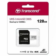 【時雨小舖】創見128GB UHS-I U3A1 microSD含轉卡 TS128GUSD300S-A(附發票)