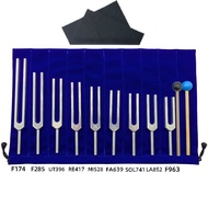 Musical Instrument 174HZ285396417528639741852963HZ Tuning Fork Silver Branch Aluminum Alloy Set Acce