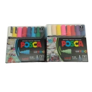 UNI Posca Water Based Paint Marker Set (PC-5M 8C & 16C)