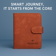 Malaysian Passport Holder RFID Travel Wallet PU Leather Organizer Sarung Pasport Malaysia Lelaki Wan