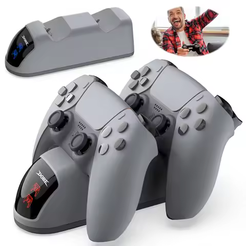 For PS5 Dual Controller Charging Dock Controller Charger Station Charging Cradle Dock for PlayStatio