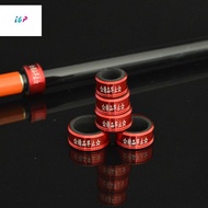 (IGP) 1pcs Aluminum Alloy Fishing Rod Anti-skid Stop Ring Pole Sleeve Metal Rod Clip O-shaped Ring F