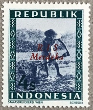 PW415-PERANGKO PRANGKO INDONESIA WINA 4s REPUBLIK RIS MERDEKA(M)
