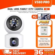 V380 PRO  Dual Lens 5MP Wifi/4G Sim Card Wireless CCTV Camera 360° Connect to Cellphone Night Vision