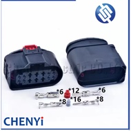 14 Pin Automotive waterproof connector headlight plug socket 8W0973737 8W0 973 737 3C0973837 3C0 973