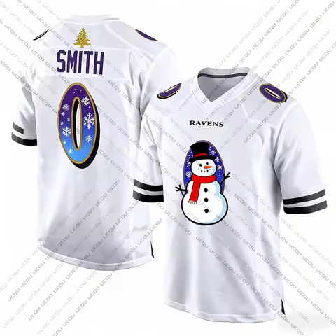 2025 Christmas Adult Buffalo American Football Jersey Rugby Jersey Sportswear Training Jersey T-shir