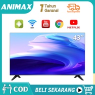 ANIMAX Smart TV 32 inch 40 inch 43 inch TV Smart Led 32 inch 40 inch 43 inch TV Android32 inch 40 inch 43 inch TV Digital Led 32 inch 40 inch 43 inch Murah Promo HD Ready Televisi led murah 32/40/43 promo