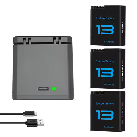 2100mah Battery for Gopro Hero 13 Black / Go Pro Hero13 Batteries Charger Action Camera Battery for 