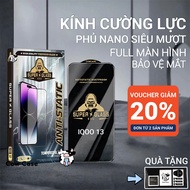 IQoo 13 Cow case full screen tempered glass | Screen protector for Vivo