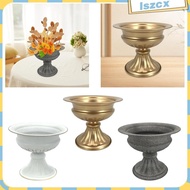 [Lszcx] Pot Flower Arranging Flower Vase Holder Floral Arrangement for Desk Bedroom Bar Fireplace