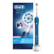 Oral-B. ออรัลบี แปรงสีฟันไฟฟ้า รุ่น Oral-B Pro2 2000 Ultrathin แปรงสะอาดขนแปรงนุ่มมีตัวคำนวนเวลาในกา