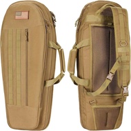 CVLIFE 30'' Soft Tactical Sling Backpack Bag with Lockable Zippers Molle System Padded Shoulder Stra