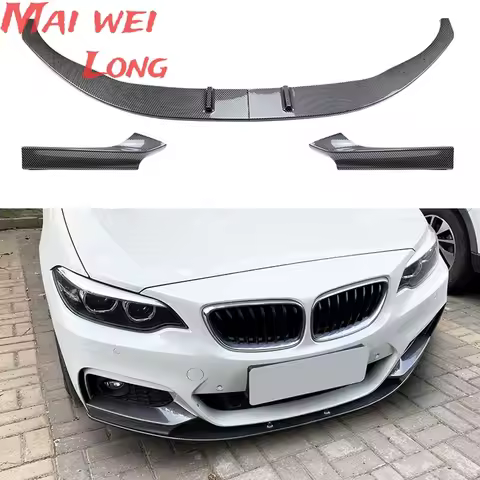 Car Front Bumper Splitter Lip Diffuser Body Kit Spoiler Guard For BMW 2 Series F22 F23 220i 220d 230