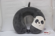 #19465 名創優品miniso熊貓記憶棉U型頸枕（深灰）$25