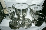 Panci Dandang Stainless Saito 555 Steamer Stock Pot