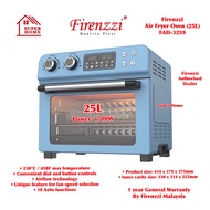 Firenzzi Air Fryer Oven FAD-3259 25L Multi-Function Air Fryer Oven - Dehydrate Function