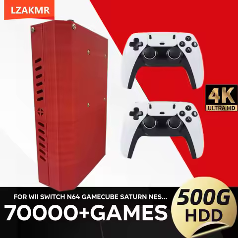 500G 4G Game Console RX1 Batocera and Win11 I3_3110M 70000+ Games For Wii PS2 XBOX PSP GameCube N64 