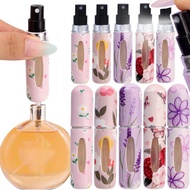 5ml Compact Perfume Spray Bottle with Bottom Filling Design - Refillable Empty Cosmetic Holder - Con