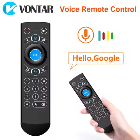 VONTAR G21 PRO Voice Remote Control 2.4G Wireless Keyboard Air Mouse with IR Learning Gyros for Andr