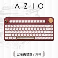 AZIO IZO藍牙短版機械鍵盤PC/MAC通用/ 青軸/ 巴洛克玫瑰