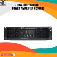 POWER AMPLIFIER ND18PRO / ND18 PRO RDW PROFESIONAL