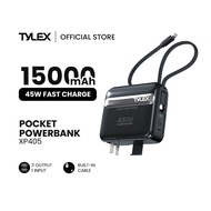 TYLEX XP405 15000mAh Battery Capacity Quick Charging Powerbank With AC Charge-In