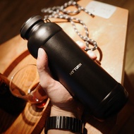 Quick Fixed Wheatfield Sprout Strap Shock-Resistant Outdoor Water Bottle Portable Thermal Insulation