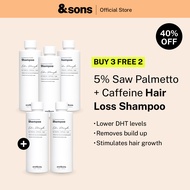 [12.12 Exclusive] Buy 3 Free 2 andSons Hair Loss Shampoo 200ml for Thicker Hair