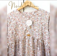 Mini Dress Rayon Motif Terlaris - Gamis Rayon Twill Motif