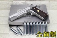 2館 鋼製 INOKATSU COLT M1911 手槍 CO2槍 銀 優惠組B 井勝 1911 柯特 MEU 45手槍