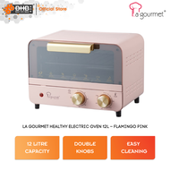 La Gourmet Healthy Electric Oven 12L EO12RDFP Premium Mirror Coating Double Knobs EO12RDVC EO12RDFP 