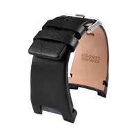 32mm Men's Exquisite Workmanship Concave Interface Genuine Leather Watch Strap For Diesel Watchband Dz4246 Dz1273 Dz1216 Men Watches