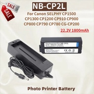 High Quality NB-CP2L Battery 22.2V 1800mAh and Charger for Canon SELPHY CP1200 CP910 CP1500 CP1300 C