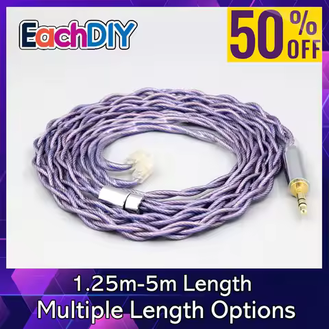 Type2 1.8mm 140 cores litz 7N OCC Headphone Earphone Cable For Ultimate UE TF10 SF3 SF5 5EB 5pro TF1
