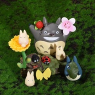 Miyazaki Hayaototoro Flowers And Plants Jenga Car Case Cake Bonsai Decoration Doll Model Hand Toy