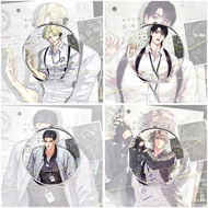 (round) Mirror TEAM LEZHIN 2024 2025 Season's Greeting BL boylove printed with convenient handheld c