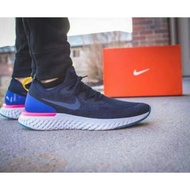 (Socca_Shoes) Nike Epic React Flyknit Blue White Mirror Original