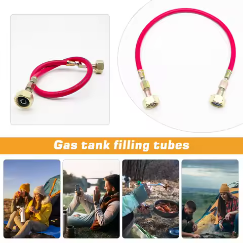 Rubber LPG Cylinder Interfill Connecting Pipes Explosion-proof LPG Tank Refilling Hose Russian Stand