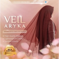 Veil Aryka AFRAH EXCLUSIVE - Veil Simple Cantik Beralun Veil Tunang Nikah Veil Bridal Muslim