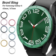 PC Bezel Rings for Samsung Galaxy Watch 6 Classic 43mm 47mm Bumper Cover for Samsung Watch 6 Classic