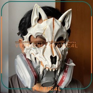 TOPENG TENGKORAK MASKER GAS RESPIRATOR TECHWEAR HALLOWEEN HANTU ONI