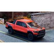 MYBRICKSTORE 1:64 596 Orange Ram 1500 TRX Pickup Truck Sports Model Diecast Metal Display Car New