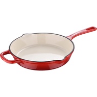 20cm Enameled Cast Iron Skillet Round Fry Pan Red