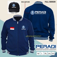 Peradi varsity baseball jacket full embroidery free hat